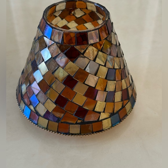 PartyLite HB3105U Global Fusion Mosaic Decorative Shade & Candles - Picture 2 of 7
